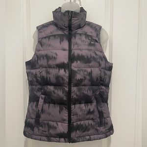 The North Face Nuptse 2 Down Vest - Women's Small Black Mountain Scape